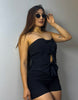 Set strapless lazos frontales