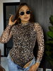 Body mesh animal print.